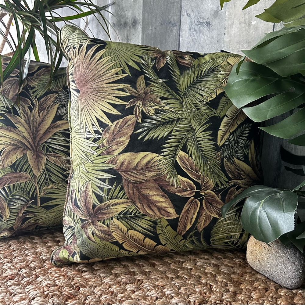 🌴Tropical Palm Leaf Print Throw Pillow | Tommy Bahama | Sold Separately